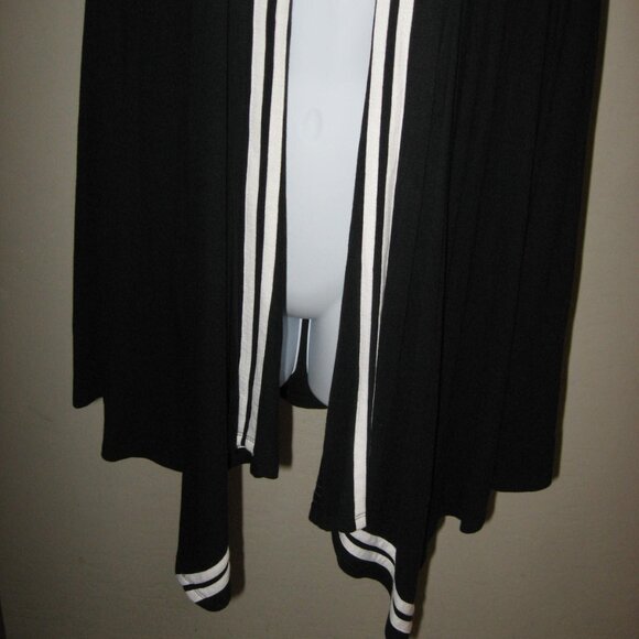 INC Internation Concepts Open Front Cardigan Black & White Sz XL - Picture 4 of 10